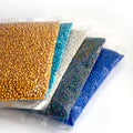 Hisenlee 450g/bag DIY Nail Art Supplies 3-4MM Small Irregular Stone Glass Wholesale for Weddings New Years Nail Professionals