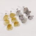 Women's Trendy Ginkgo Leaf Earrings with Long Tassel and Inlaid Rhinestone Fashionable Exaggerated Design Flower Jewelry