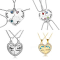 G1397 Heart Shape BFF Necklace Friendship Jewelry Best Friend Necklaces