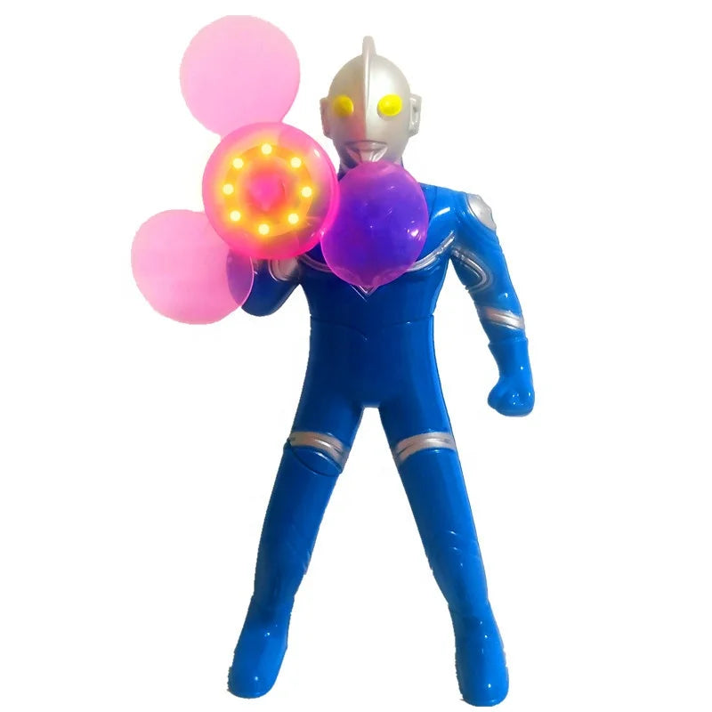 Promotional Manual Fan Children Toys Plastic Summer Fan Toys Ultraman Fan