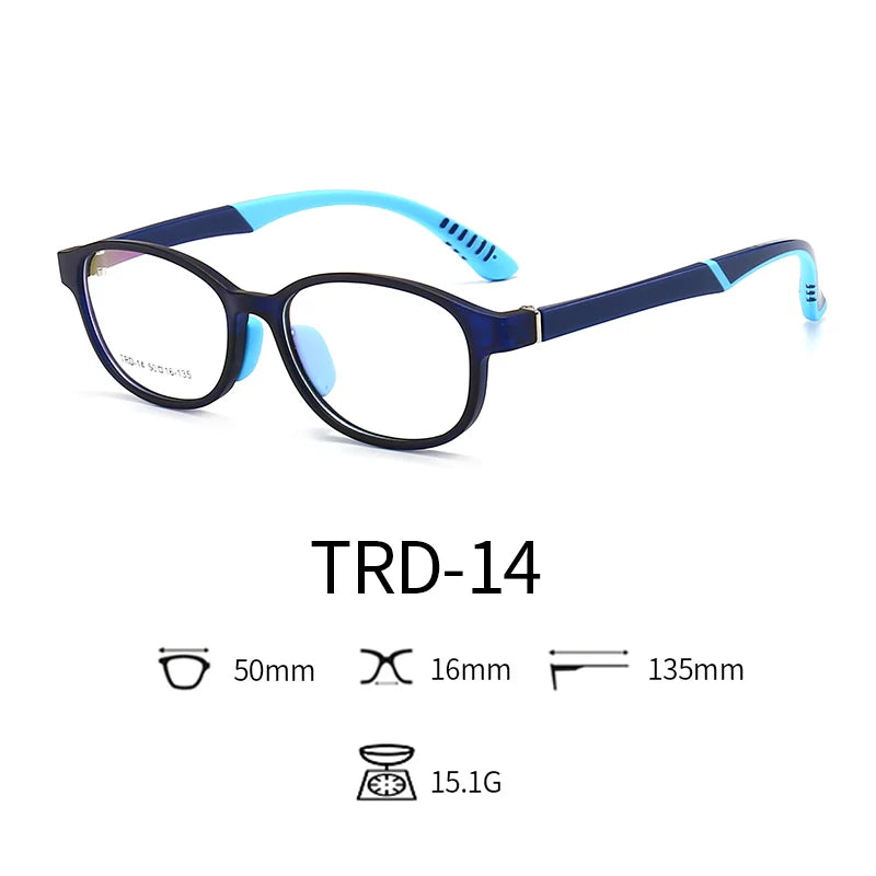Cute Fashion Tr90 Frame Anti Radiation Blue Light Blocking Computer Glasses for Children
