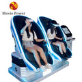 Movie Power VR Arcade Machine 9d VR Simulator VR Egg with Two Seats Virtual Reality Simulation Rides
