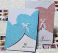 Muslim Style Custom Design Glitter Paper Pattern Thank You Cards Foil Silver Wedding Invitations Eid Invitation Cards