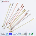 Food Safe Reusable Colors Paddle Bead OEM Custom Design Stainless Steel Beverage Swizzle Stick Drink Gold Cocktail Stirrers