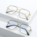 30007 Classical Metal Men Square Eyewear Anti Blue Block Light Computer Glasses Anti Blue Light Glasses Oem 2023