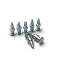 Zzup UP9-18-2 Polished Tungsten Carbide Tire Spikes Good Wear Resistance Reusable Ice Racing Truck Tyre Studs OEM Customized