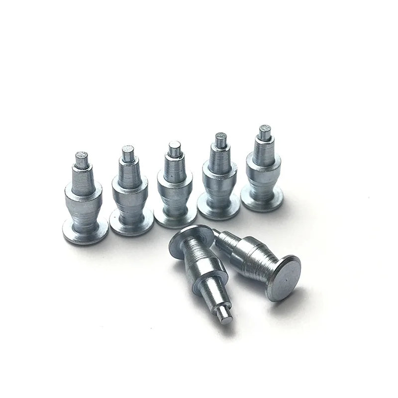 Zzup UP9-18-2 Polished Tungsten Carbide Tire Spikes Good Wear Resistance Reusable Ice Racing Truck Tyre Studs OEM Customized
