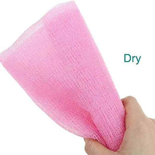 Exfoliating Towel Washcloths Nylon Japanese Bath Towel Wash Cloth Korean Exfoliating
