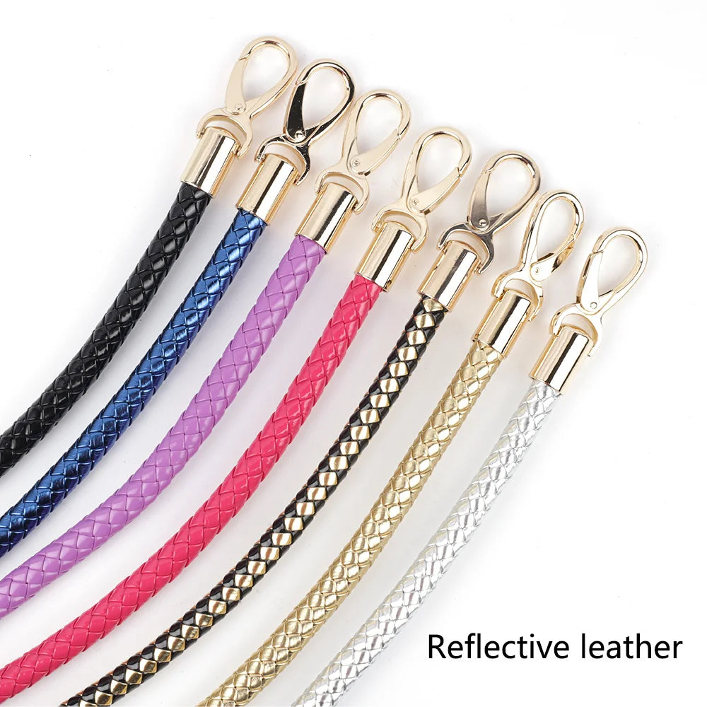 Wholesale Production 60 cm PU Leather Woven Handbag Accessories Shoulder Bag Leather Bag Strap