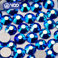 VDD 074 Sapphire AB SS4-SS30 Crystal Glass Rhinestone Glitter Flatback Stones for Nail Art Decoration DIY Craft Accessories
