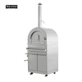 Premium 23.6\" Pizza Oven with S304 Frame & Adjustable Casters for Easy Mobility Premium Style Cooking Surface