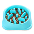 ZMaker Non-Slip Puzzle Bowl Interactive Dog Bowl Dog Feeder Eating Pet Slow Feeder Bowl