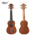 Custom logo 21 Inch soprano Ukulele Mahogany Body Wholesale Price Aiersi Brand String Music Instrument Hawaii Guitar OEM ODM