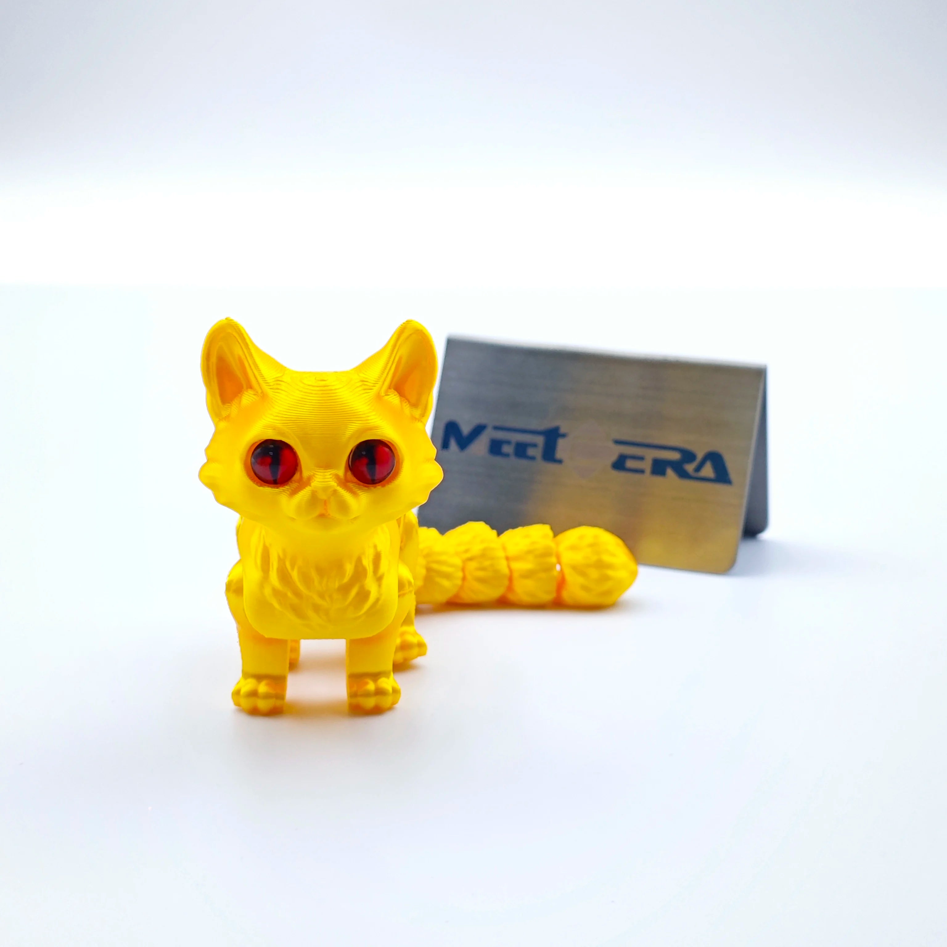 Customised 3D Printed Cat Toys Cute Articulated Cats Machining Services for Flexibility Resin/Nylon/PLA One-Stop