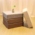 2024 New Square Flax Removable Washable Memory Foam Outdoor Seat Cushion Portable Stadium Seat Cushions