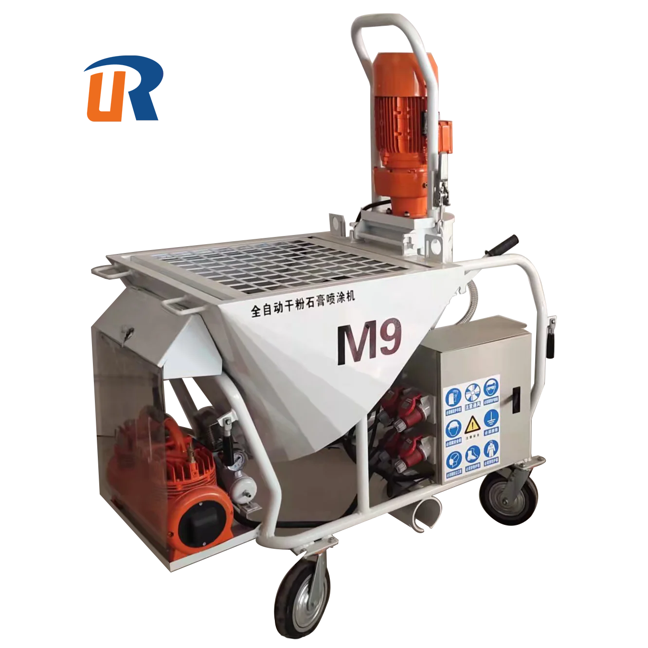Wall Dry Plaster Spray Lime Cement Mortar Plaster Spray Applicator M9 Gypsum Spray