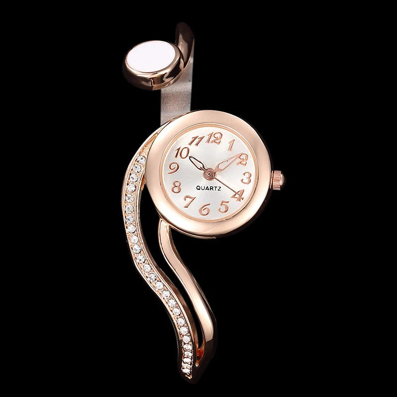 Hot Sale Fashion Luxury Watches Ladies Bracelet Thin Band Dress Stainless Steel Watches Bracelet Women Ladies Rose Gold White