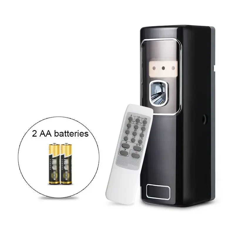 Automatic Timer Perfume Spray Dispenser Battery Operated Eco-Friendly Wall-Mounted Air Freshener with Remote Control