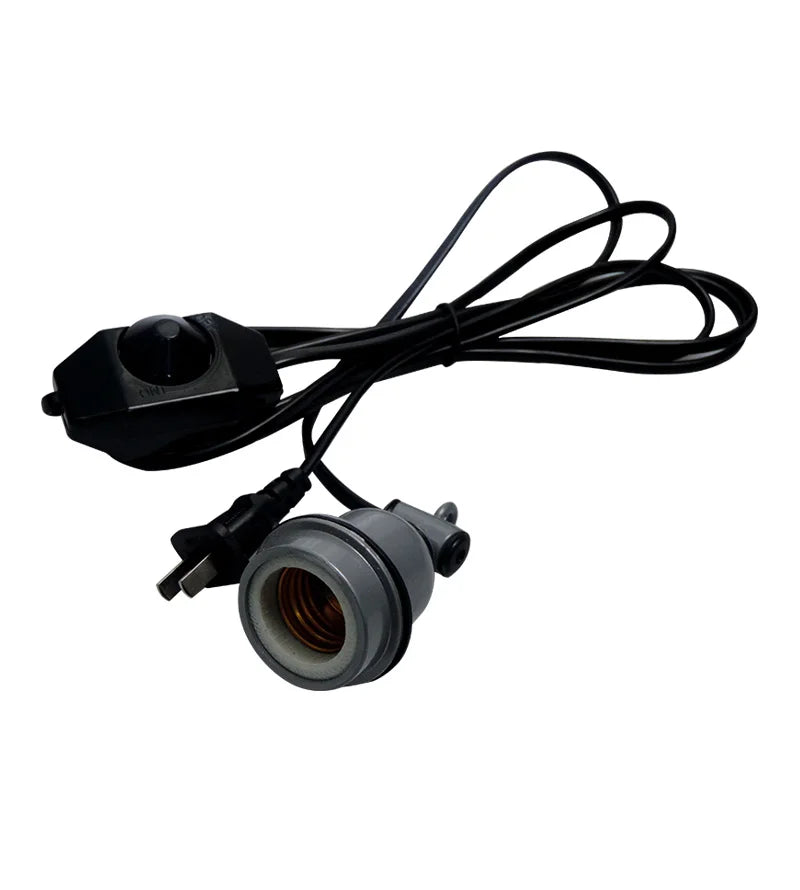 E27 Infrared Heating Lamp Holder Save Energy Light Bulbs for Poultry Lamp Holder with Switch and Plug