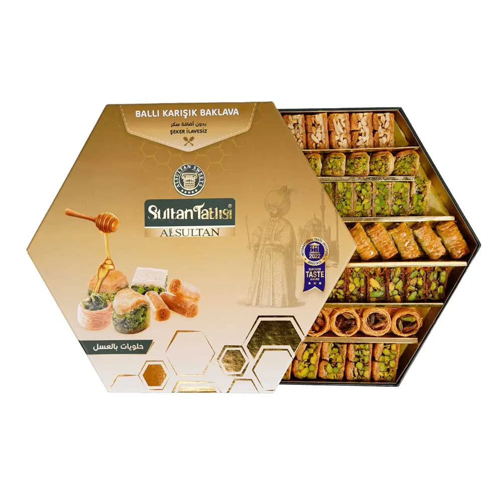 Paper Disposable Handmade Packaging Gift Hexagon Sweets Baklava Food Boxes