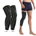 Sports Warmer Basketball Knee Support Brace  Elastic Nylon Full Long Compression Knee Sleeve