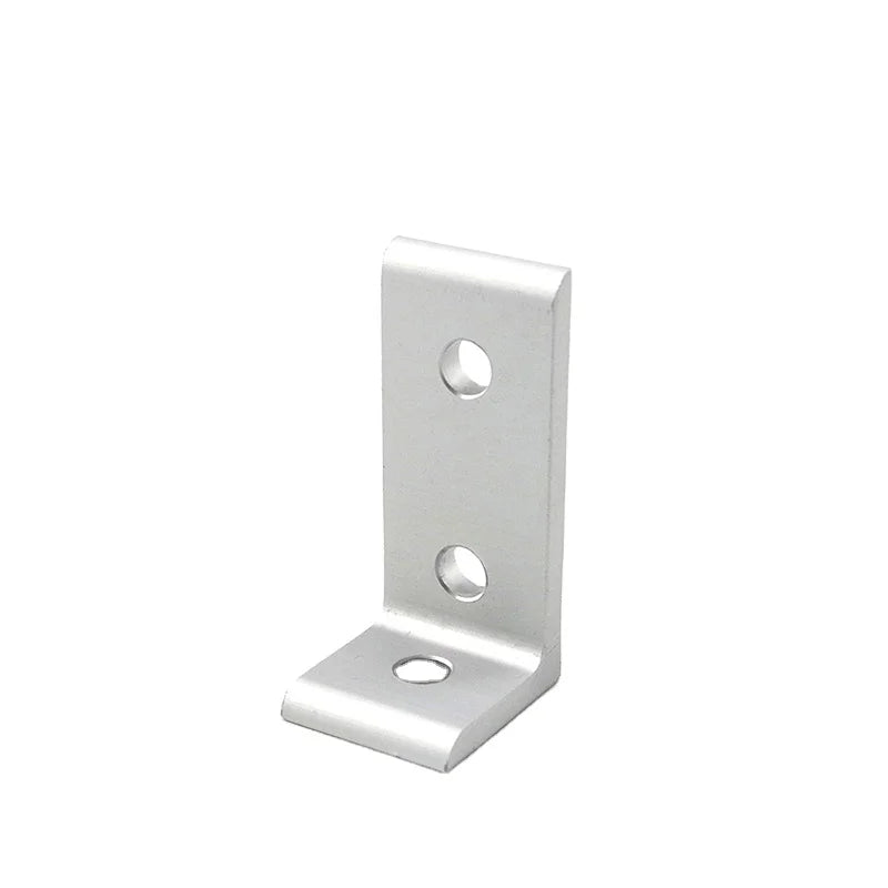 China Manufacturer 6175  25*25mm  3 Hole Slotted 2525 Inside Corner Bracket for Aluminum Profile  25 30 40