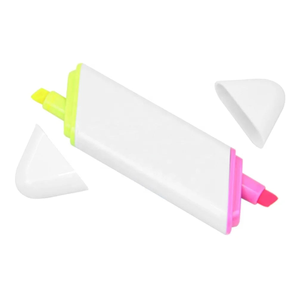 Wholesale New Arrival Promotional Gifts Non Scented Sleek Highlighter Two Sided Colour Good for Custom Logo HL003