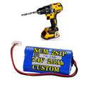 7.4V 2.5Ah NCM Lithium-ion Battery 500 Cycles CE Certified Lightweight Rechargeable Li Ion Cell for Electronics Energy Storage