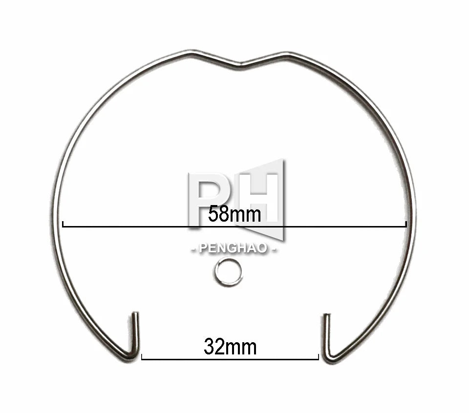 MR 16 Light GU 10 Cup Bracket Card Ring 58mm 45mm Lamp Retaining Spring Clip Ring MR16 GU10 Downlight Spotlight Collar