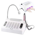 5 in 1 Professional Nails Supplies Tool UV Table Lamp Hand Pillow Uv Gel Dryer Nail Lamp Nail Drill Machine With Dust Collector