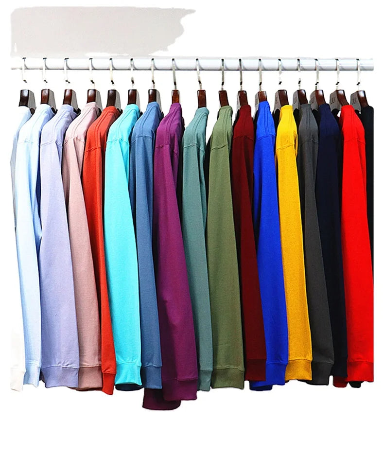 Fashionable Custom Logo O-neck Plain Soft Plus Size Men's Streetwear T-shirt Long Sleeve