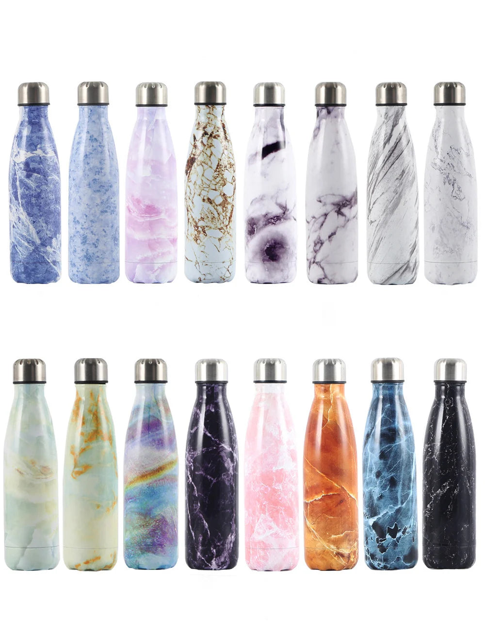 Hot Sale 8.5-32 Oz Customizable 304 Stainless Steel Eco-friendly Vacuum Insulated Water Bottle-Double Walled Cola Shape Thermos