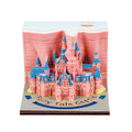 3D Memo Pad Calendar Dream Fairy Tale Castle Notepad Desk Decoration Paper Cut Bookmark Stationery Birthday Luxury Gift for Girl