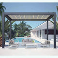 3*3m 4*3m Bioclimatic Windproof Waterproof Aluminum Louver Roof Pergolaaluminum Gazebo Customized