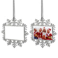 2021 Christmas Decoration Blank Custom Transparent Plastic Star Sublimation Christmas Ornament