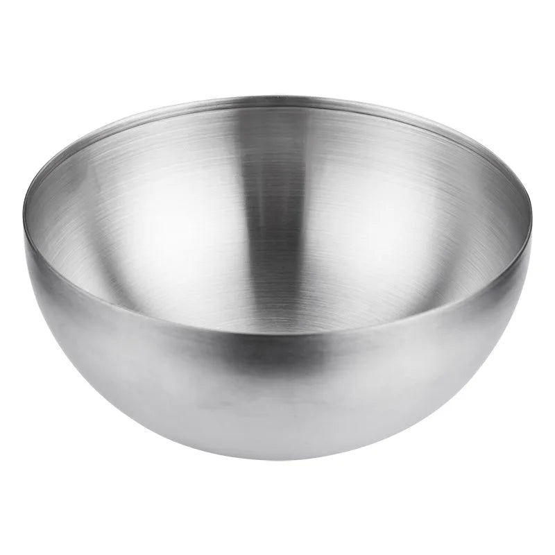 20cm Eco-Friendly Farmhouse Style Matte Gold Korean 18/8 Stainless Steel Food Grade Noodle Salad Mixing Serving Rice Soup Bowl