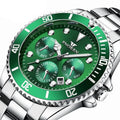 FNGEEN 8080 Watch for Men Stainless Steel Waterproof Wristwatch Sport Luminous Clock Business Mens Quartz Watches Relojes Hombre