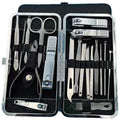 18-Piece Stainless Steel Manicure & Pedicure Set Nail Clippers Care Kit