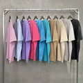 Spring Summer 2026 Heavy 325g Batik Old Washed Tshirt for Men T Shirt