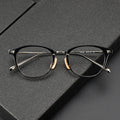 COM-548 Acetate and Titanium Simplicity Optical Frame Fashion High Quality Spectacles Eyeglasses Men Women
