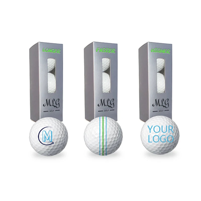 High Quality Custom Box Package Conforming Long Distant Soft Urethane/Surlyn Cover Three Piece USGA Conforming Golf Balls