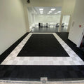 Modular Interlocking Cushion Non-Slip Drainage Floor Tiles for Garage Pool Kitchen Shower Sauna Deck Garage Wet Area