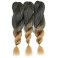 22 Inch 60g Flame Retardant Low Temperature Vixen Crochet Hair Kinky Straight Synthetic Braiding Hair Extensions