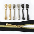 Deepeel ZT183 5# Bag Hardware Zinc Alloy Nylon Zipper Pulls Shoes Garments DIY Handmade Sewing Material Repair Thread Zipper
