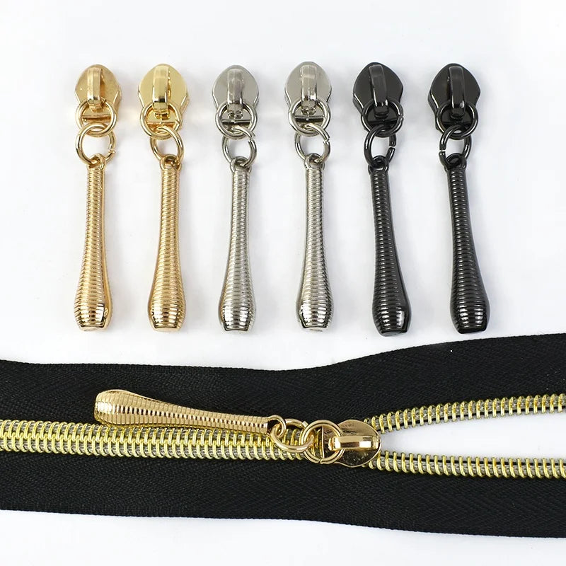 Deepeel ZT183 5# Bag Hardware Zinc Alloy Nylon Zipper Pulls Shoes Garments DIY Handmade Sewing Material Repair Thread Zipper