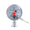 YTP-100BF-MC Stainless Steel Electric Contact Pressure Gauge Sanitary Quick-loading Oil Pressure Gauge Diaphragm Pressure Gauge