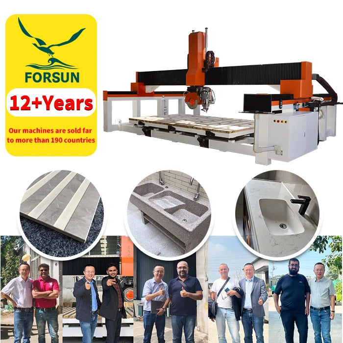 19% Discount Sale 15 -5A 5 Axis CNC Diamond Granite Bridge Saw Wire Rope Saw Machine for Granite Marble Stone Block s