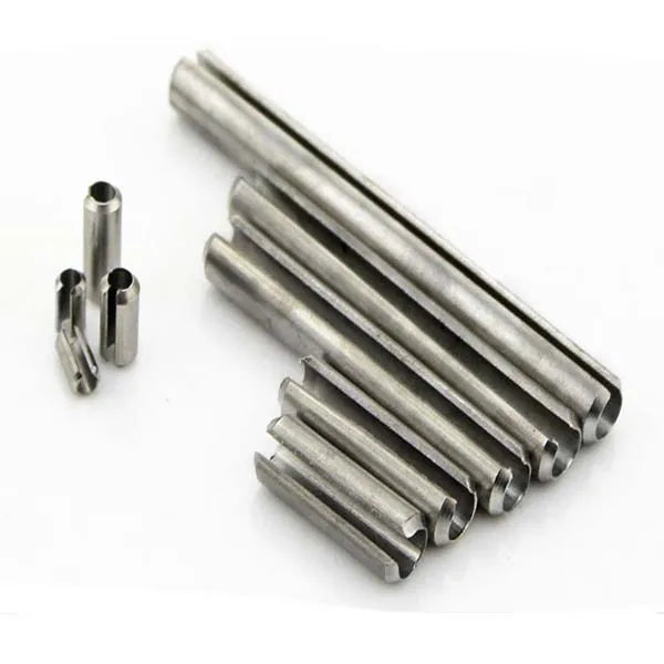 65Mn Spring Steel Stainless Steel DIN 7343 ISO 8750 Coiled Rolled Spiral Spring Pins