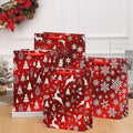 2025 Printed Logo Recycle Brown Craft Kraft Square Bottom Paper Packaging Bag  for Christmas