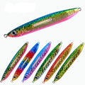 Metal jig with glow stick 150g 180g 210g Luminous jig lure Sinking Wobbler Crankbaits long jig lure slow pitch